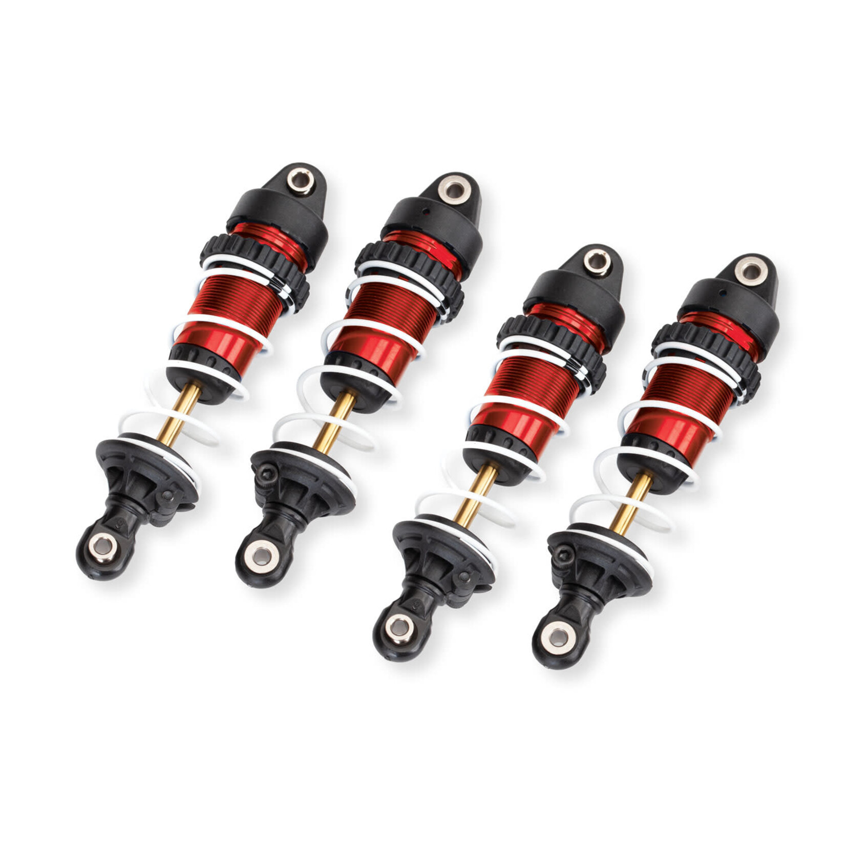 Traxxas TRA10765-RED Traxxas Mini Maxx Red Aluminum Mini GTR Long Shocks & Springs (2)
