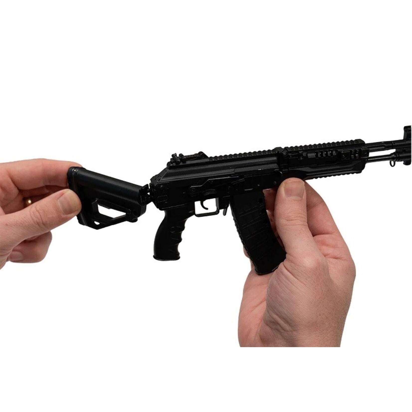 GoatGuns GOAAK12-BLACK GoatGuns 1/3 Scale Die Cast AK12 Model, Black