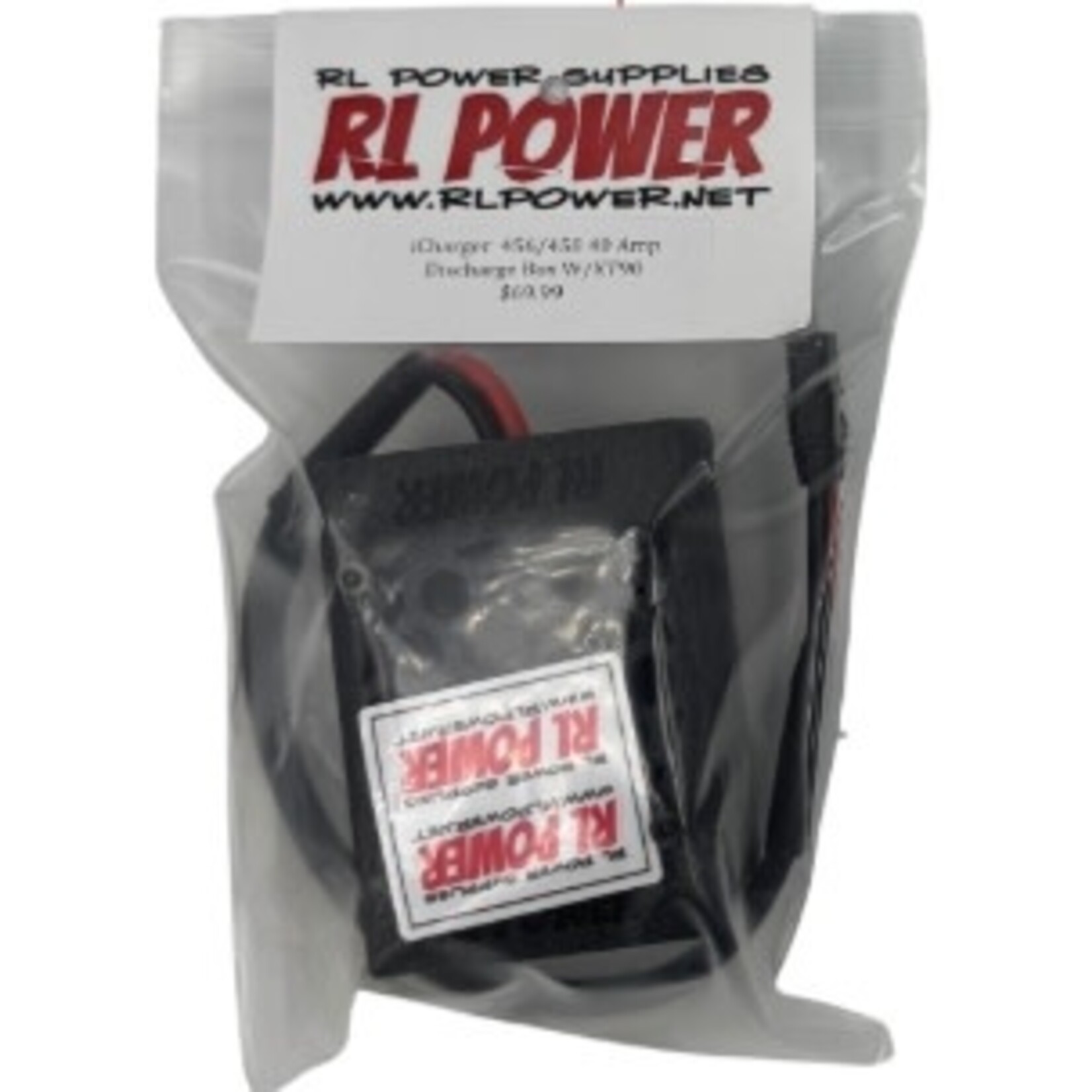 RL Power RLDISXT90 RL Power iCharger 456 40 Amp Discharge Box w/XT90
