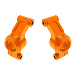 Traxxas TRA10751-ORNG Traxxas Mini Maxx Orange Aluminum Stub Axle Carriers (L&R)