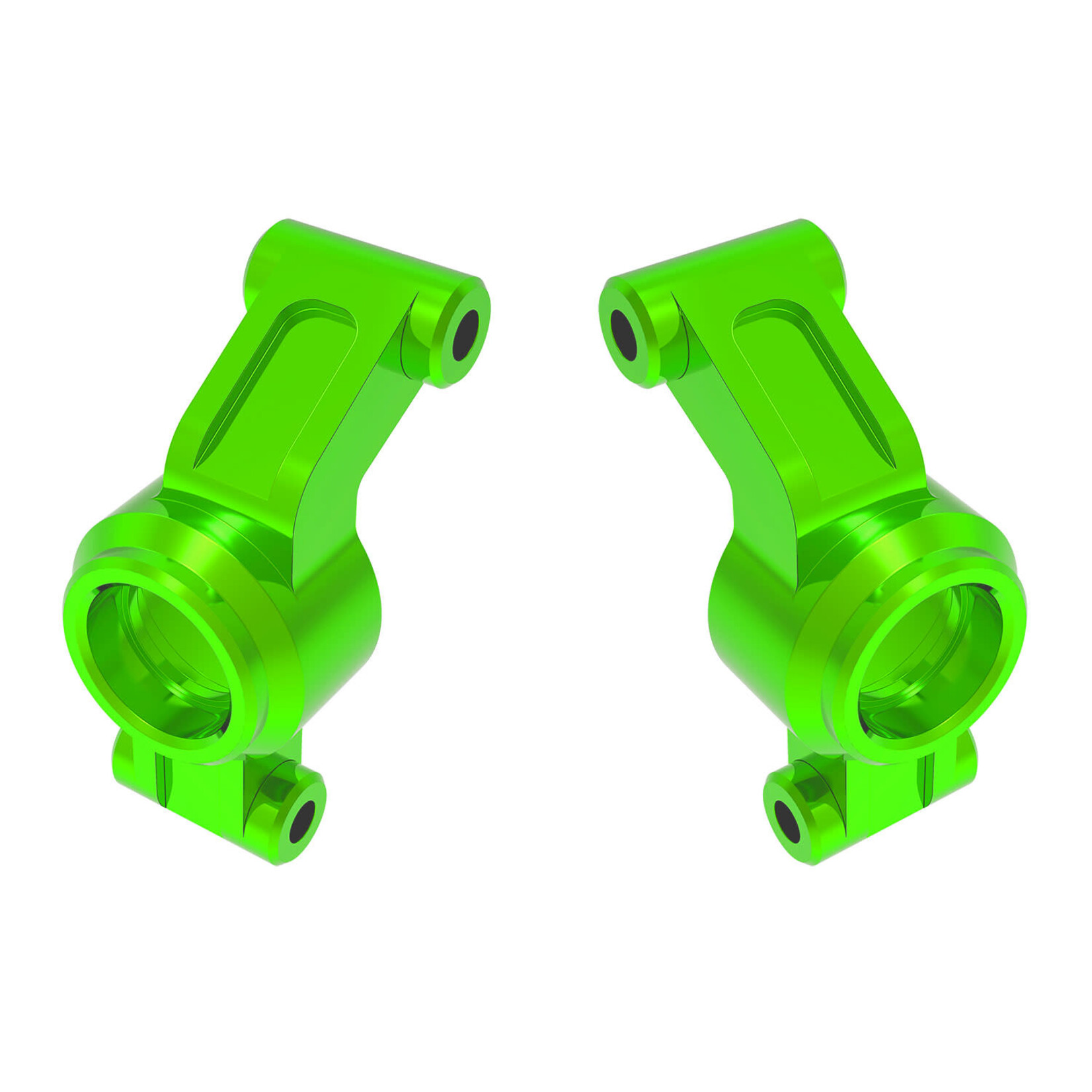 Traxxas TRA10751-GRN Traxxas Mini Maxx Green Aluminum Stub Axle Carriers (L&R)