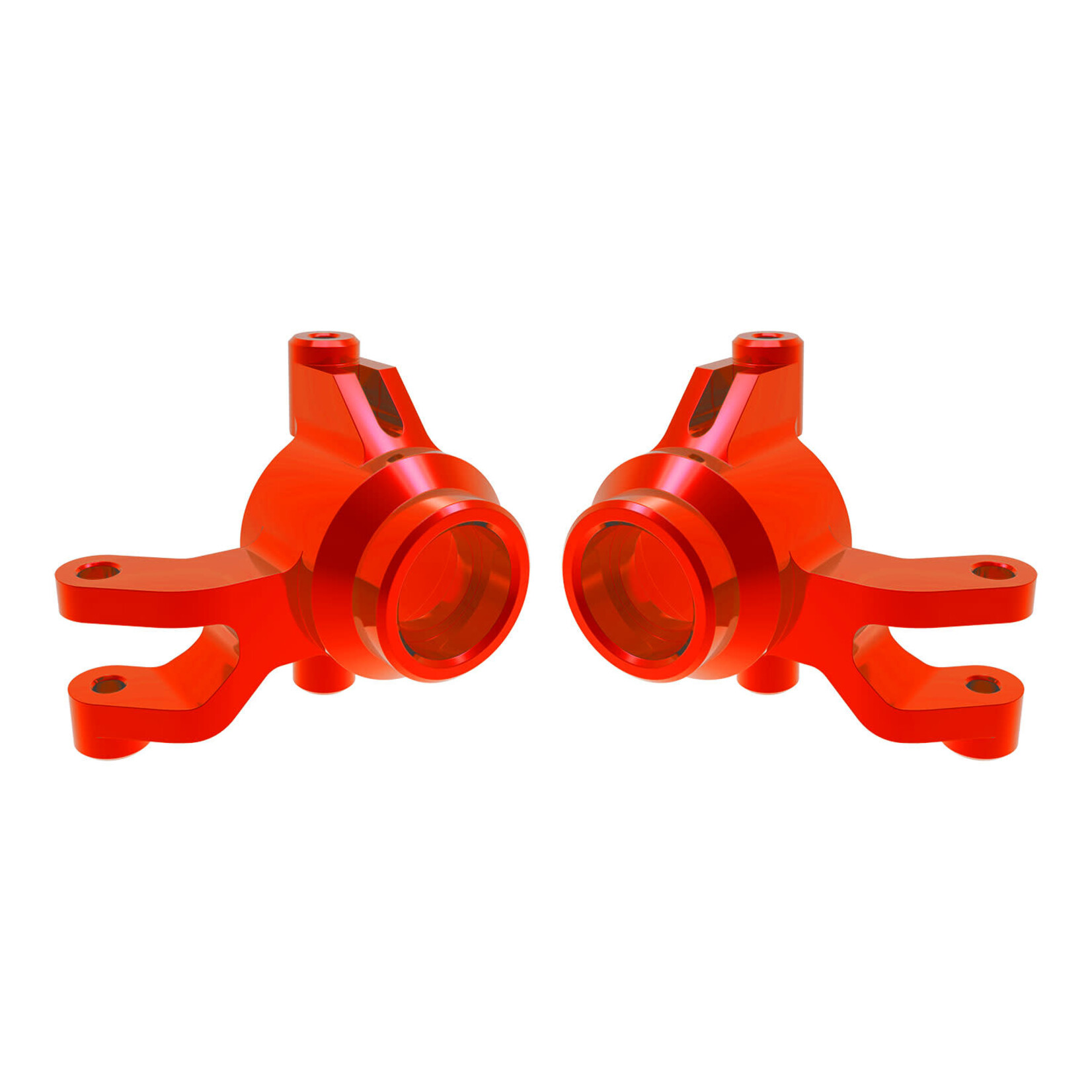 Traxxas TRA10734-RED Traxxas Mini Maxx Red Aluminum Steering Blocks (L&R)