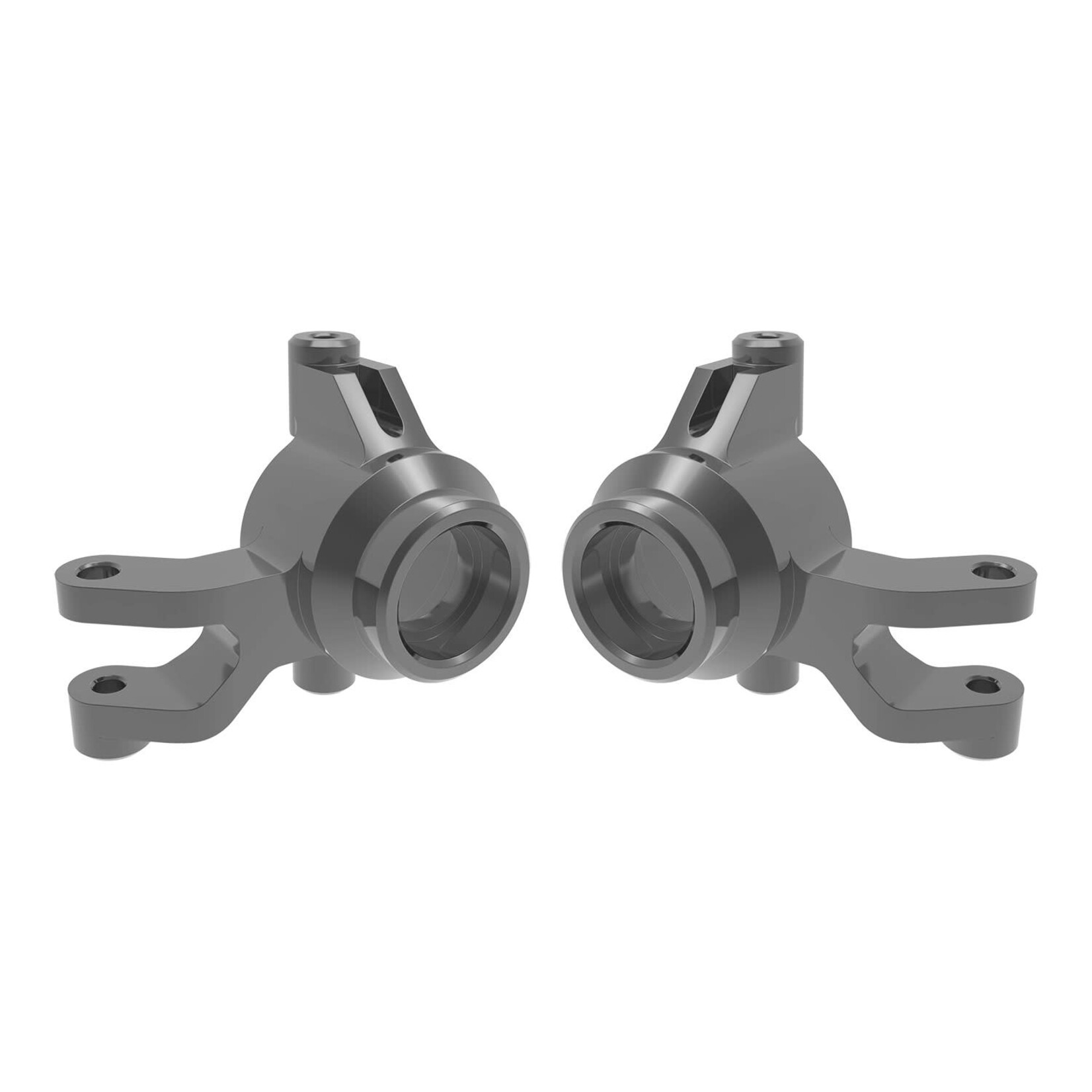 Traxxas TRA10734-GRAY Traxxas Mini Maxx Gray Aluminum Steering Blocks (L&R)