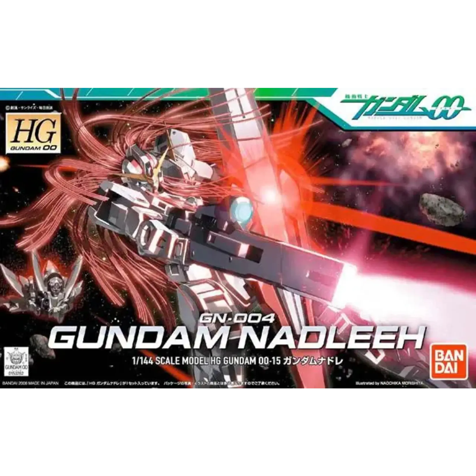 Bandai BAN2029276 Bandai HG #15 Gundam Nadlee "Gundam 00"
