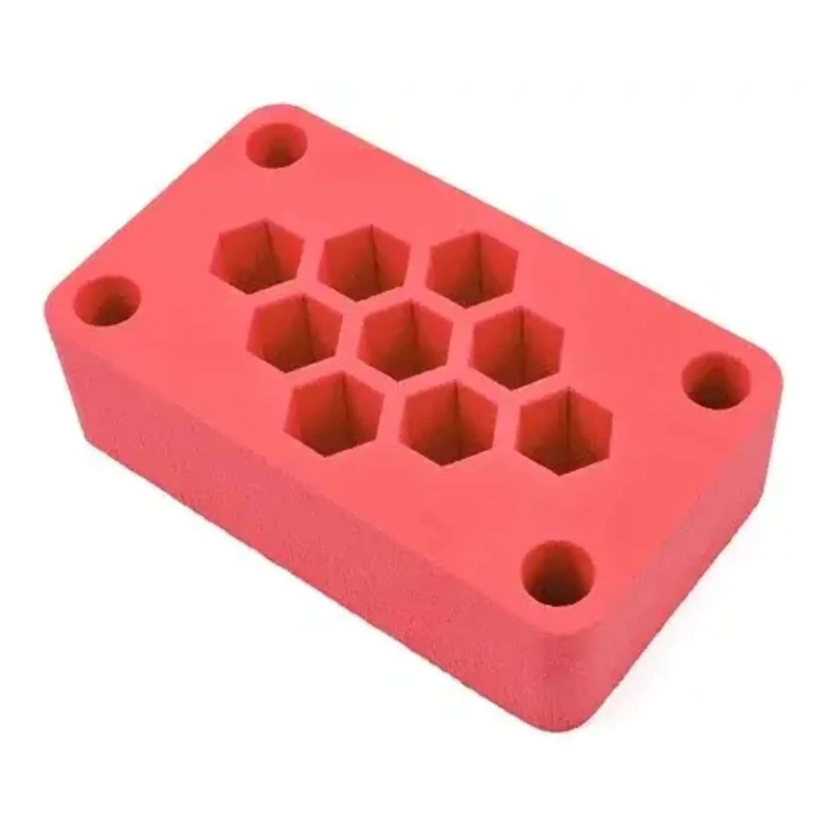 Maxline MAX-0021 Maxline 1/10 Foam Car Stand Red- 7" x 4" x 2"