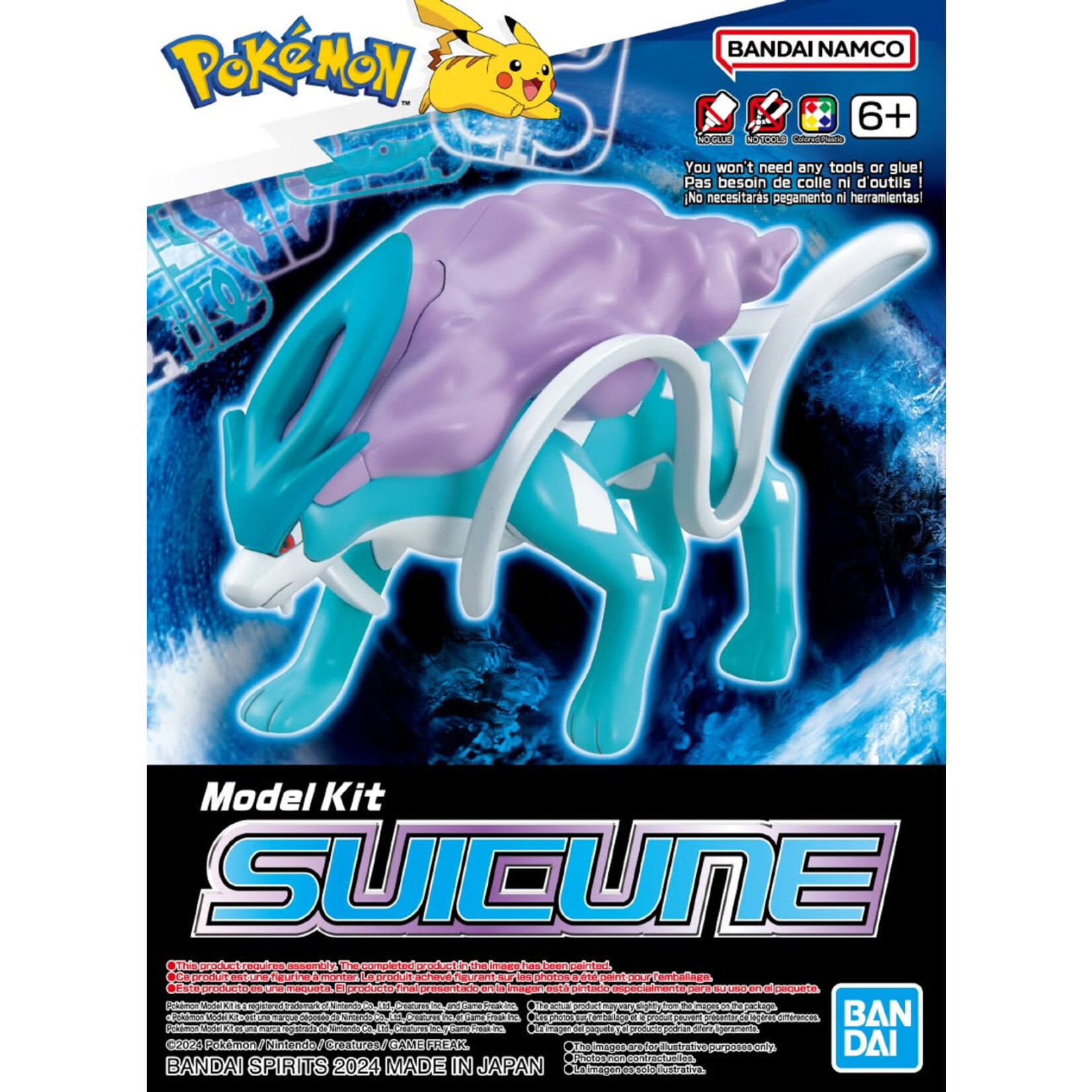 Bandai BAN2730235 Bandai Suicune "Pokemon" Pokemon Model Kit