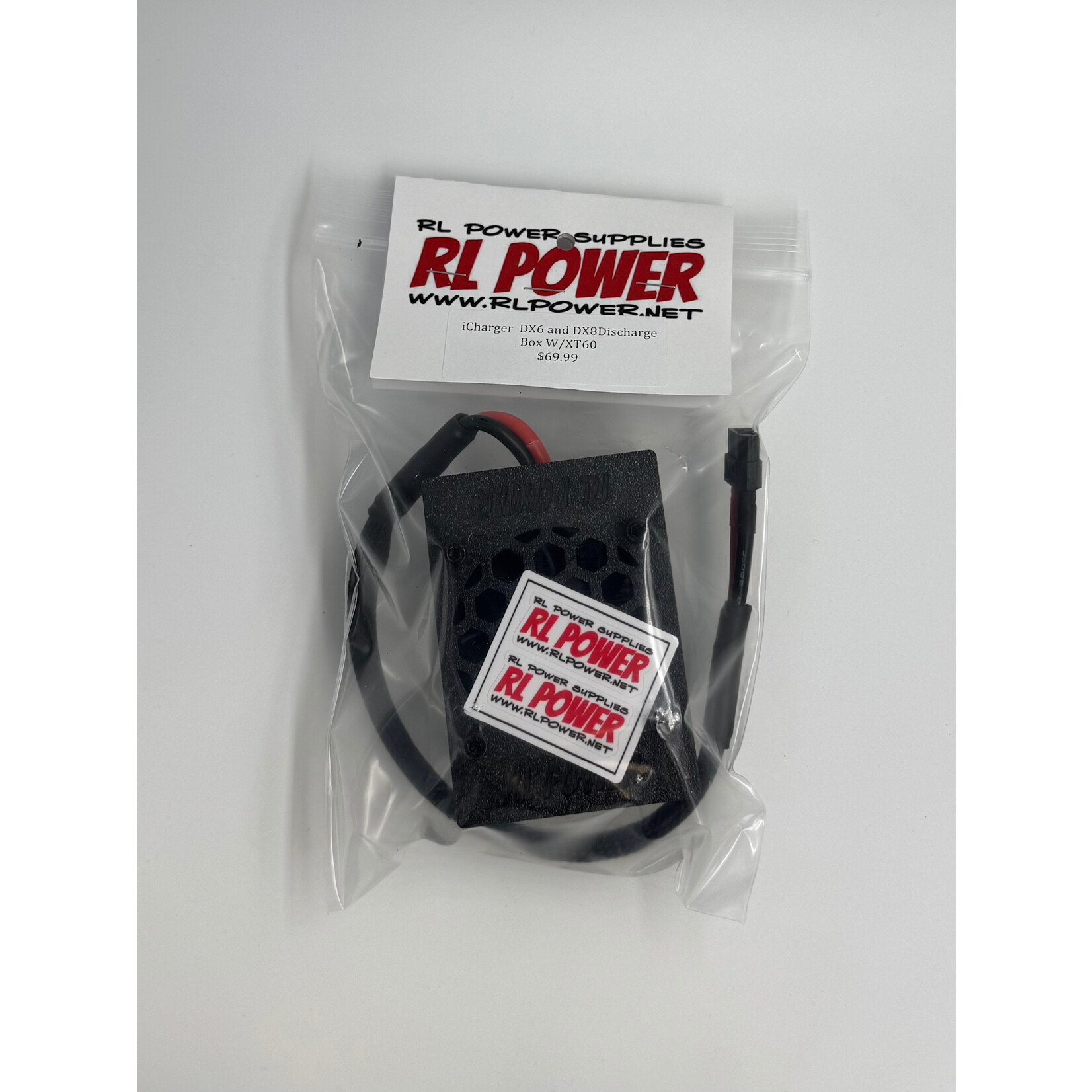 RL Power RLDISXT60 RL Power iCharger DX6/DX8 40 Amp Discharge Box w/  XT60