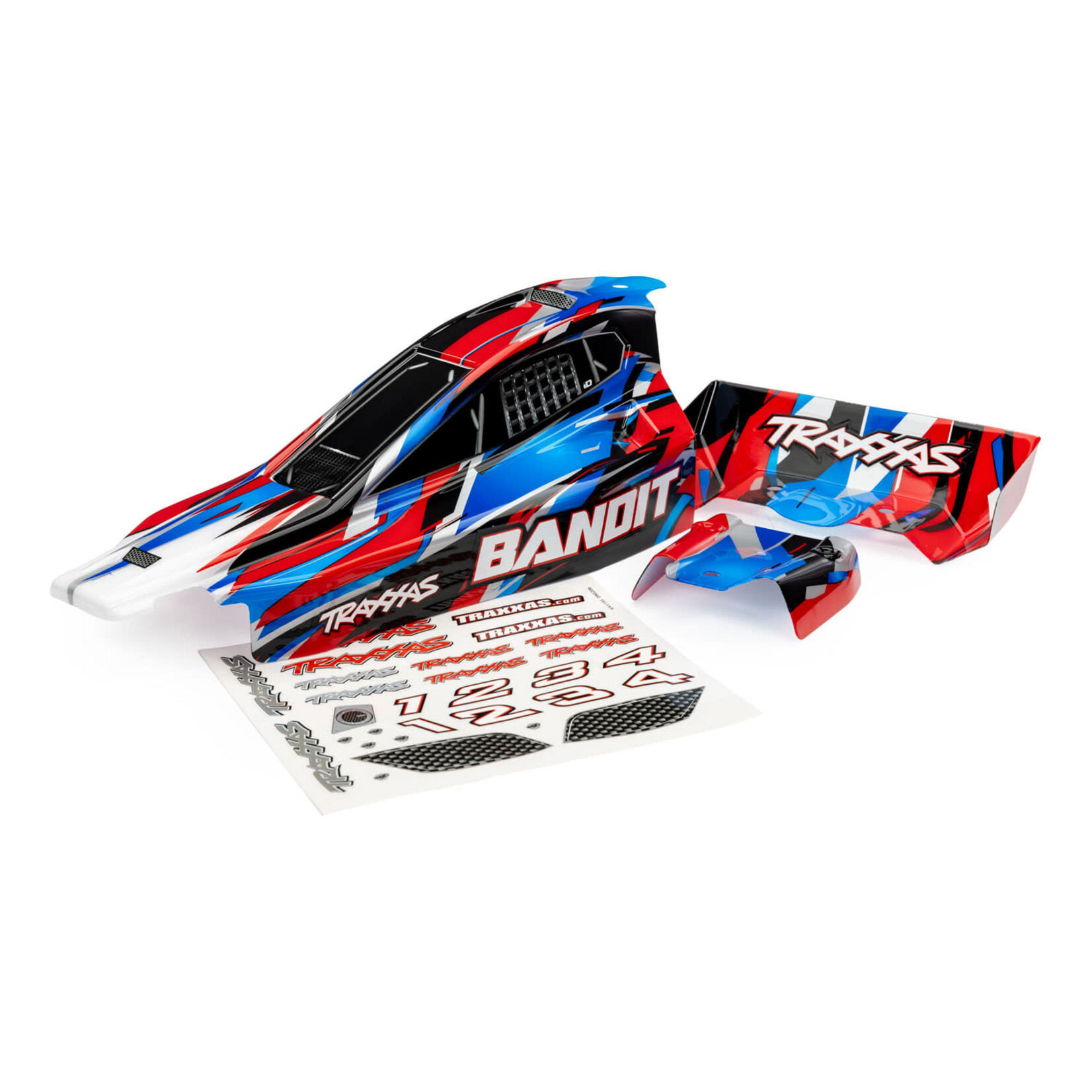 Traxxas TRA2430-RED Traxxas Bandit Red Body w/ Wing