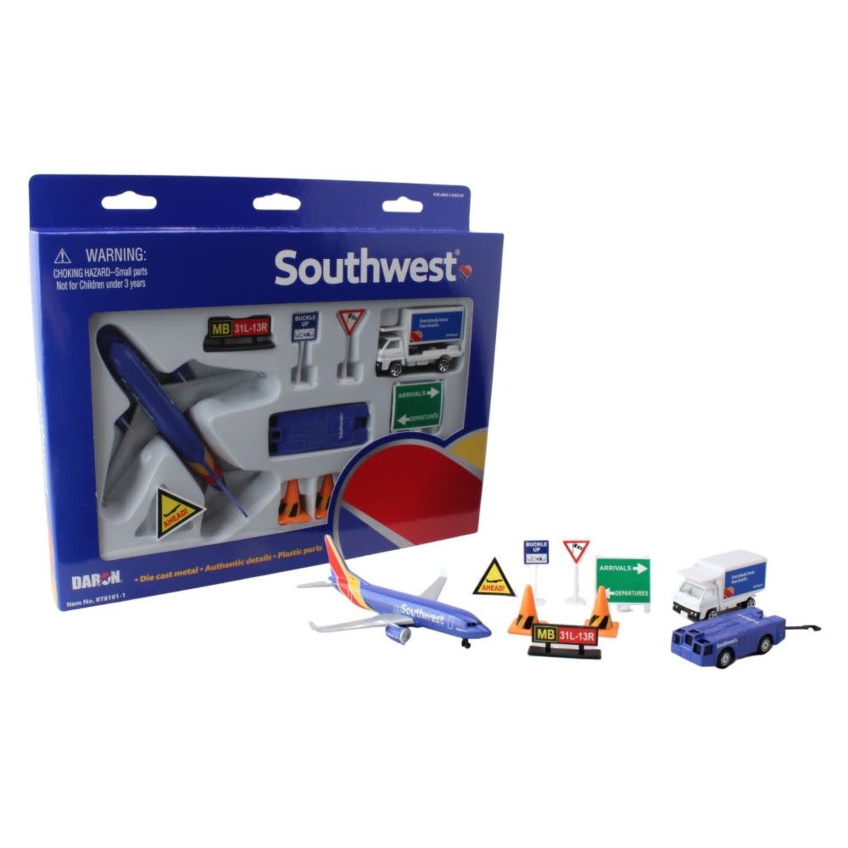 Daron RT8181-1 Daron Southwest Airlines Playset New Livery
