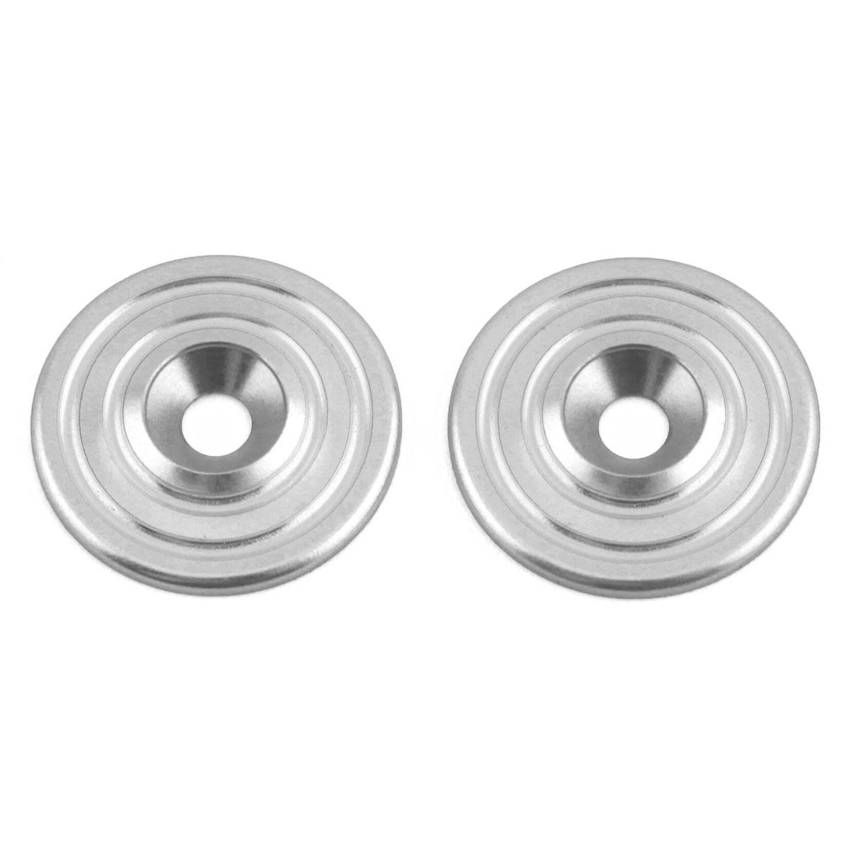 Avid RC AV10084-SIL Avid RC Ringer Aluminum Wing Buttons (Silver) (2)