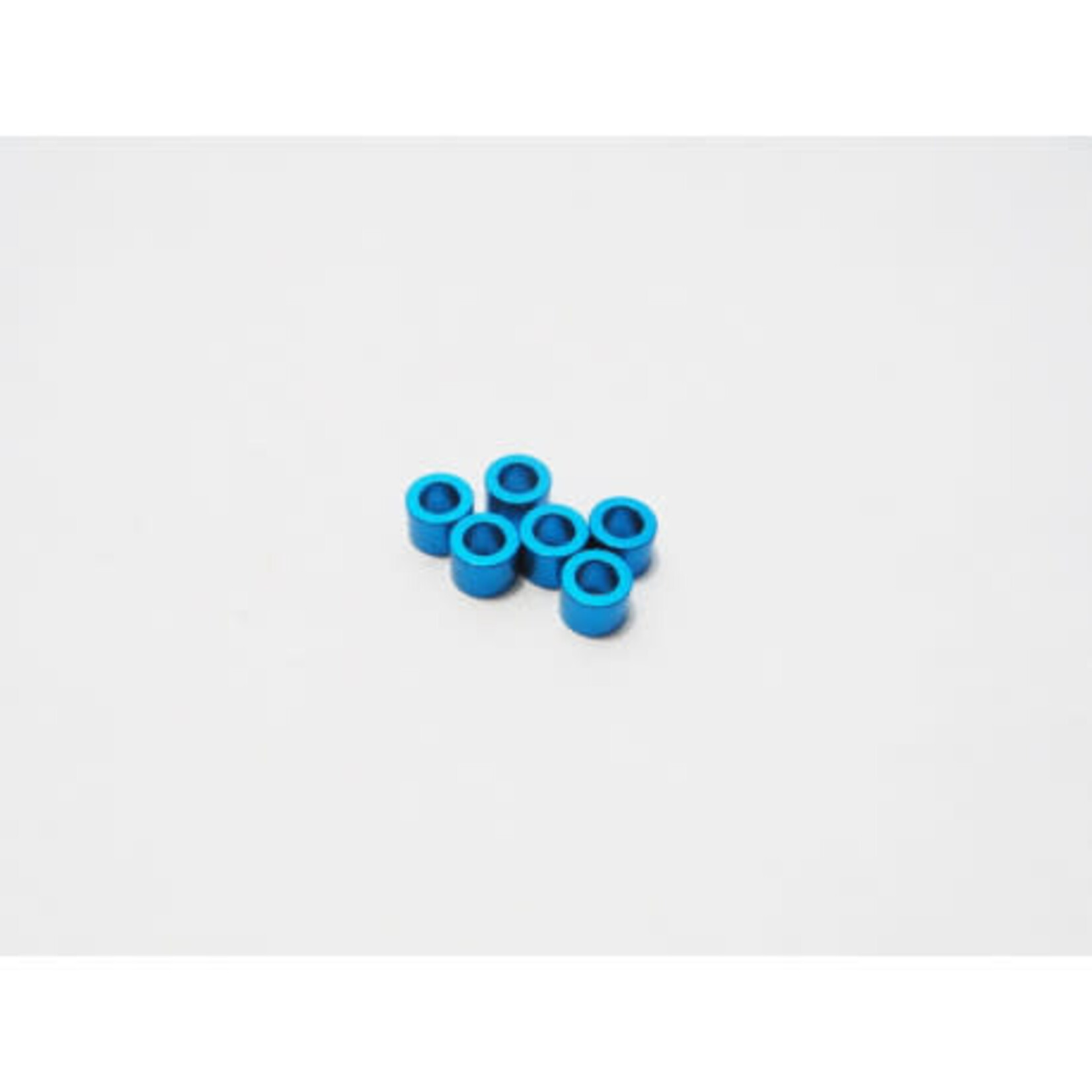 Hiro-Seiko HSI 69463 Hiro-Seiko 3mm Aluminum Spacer Set 3.0t/4.0t/5.0 Tamiya Blue