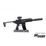 GoatGuns GOAMCX-BLACK GoatGun 1/3 Scale Die Cast SIG MCX Model Rifle, Black