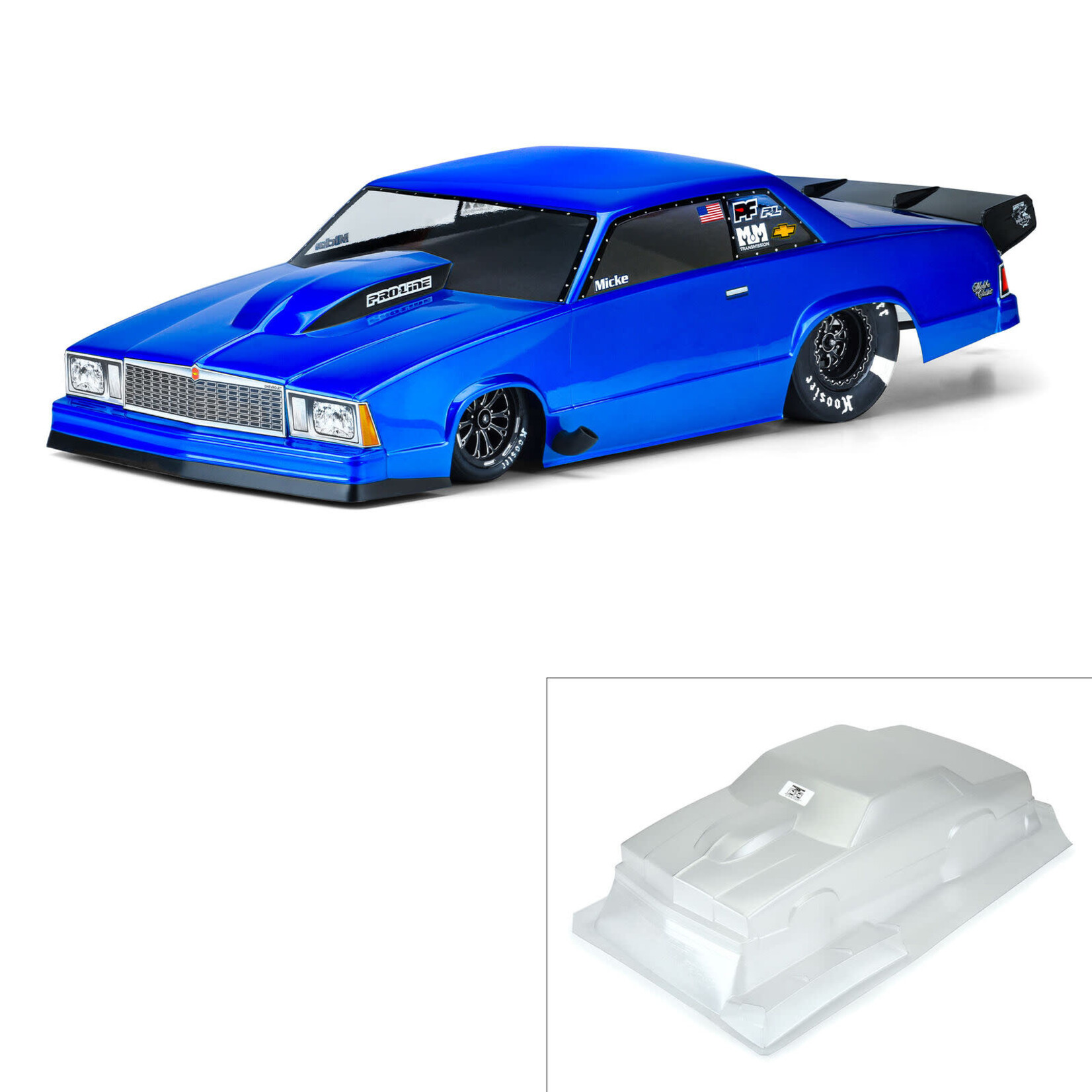 Pro-line Racing PRO354900 Pro-Line 1978 Chevrolet Malibu Clear Body: Drag Car