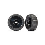 Traxxas TRA9074-BLK Traxxas 3.0" Black Dished Wheels w/ Response Pro Tires (2)
