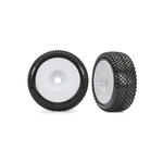 Traxxas TRA9074-WHT Traxxas 3.0" White Dished Wheels w/ Response Pro Tires (2)