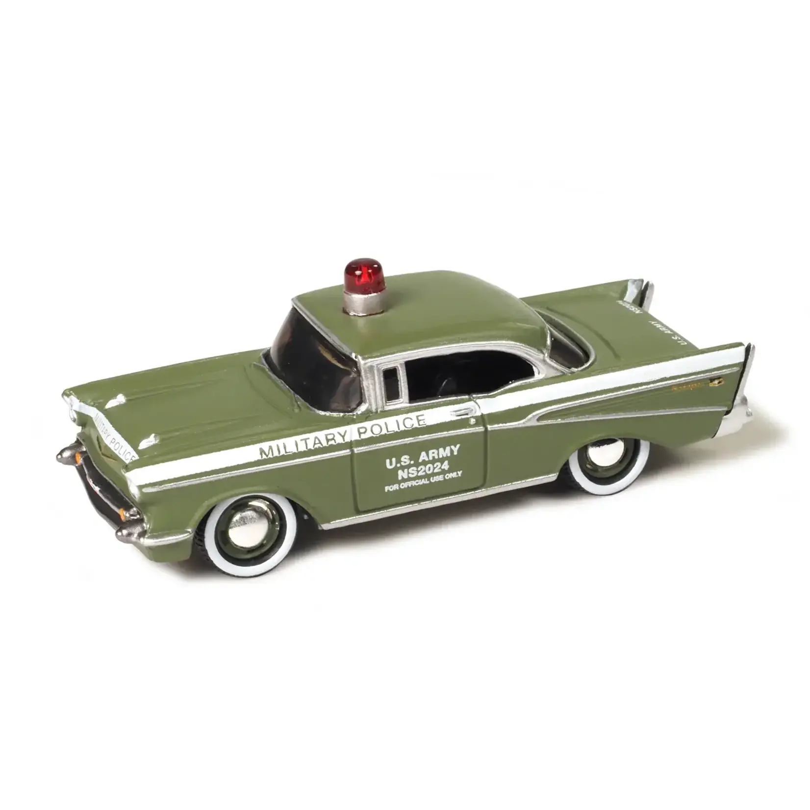 Johnny Lightning JLML011A2 1957 Chevy Bel Air United States Army Ft Leonard Wood, MO (Military Police Training Base)