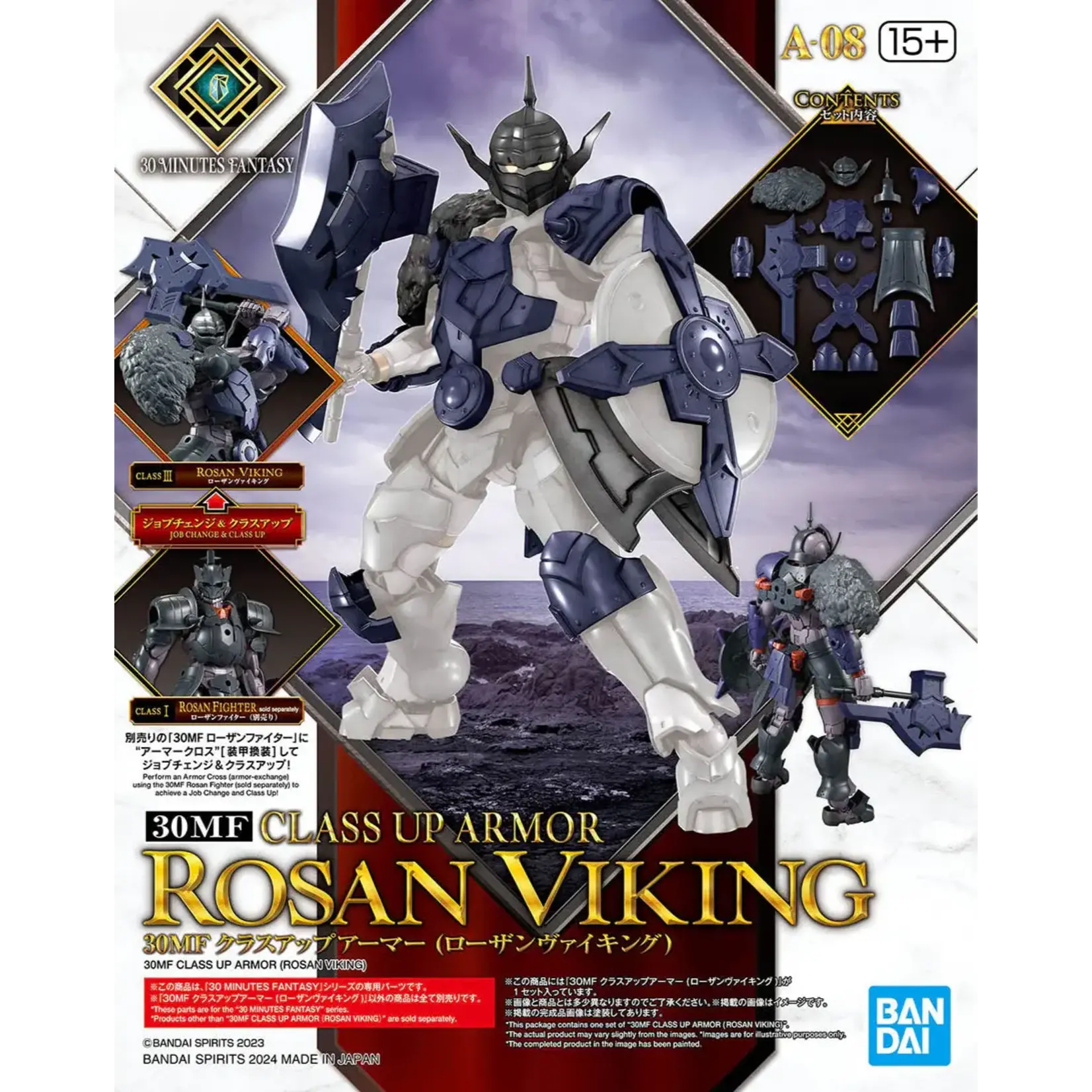 Bandai BAN2723590 30 Minute Missions Fantasy Rosan Viking Class Up Armor
