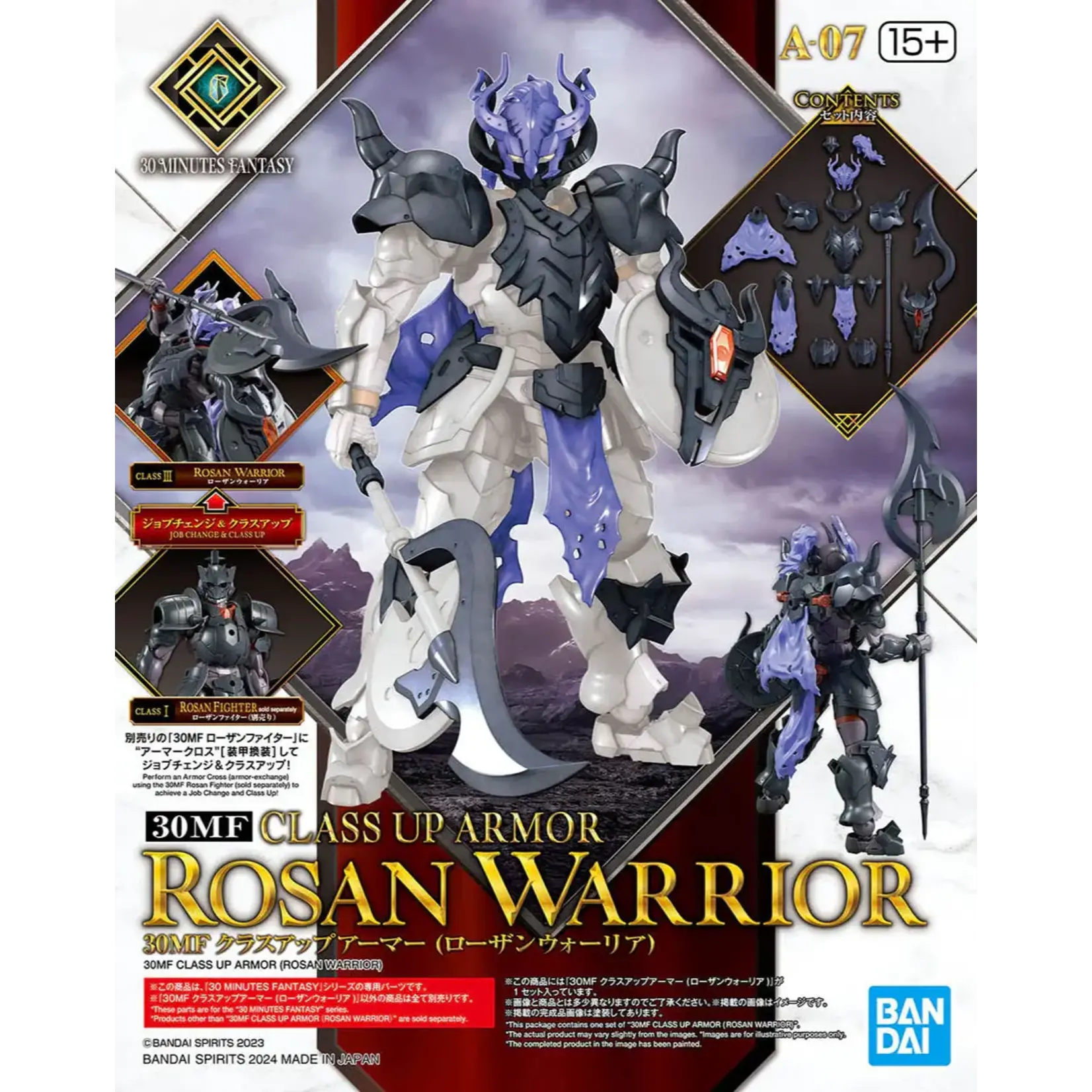 Bandai BAN2733971 30 Minute Missions Fantasy Class Up Armor (Rosan Warrior)