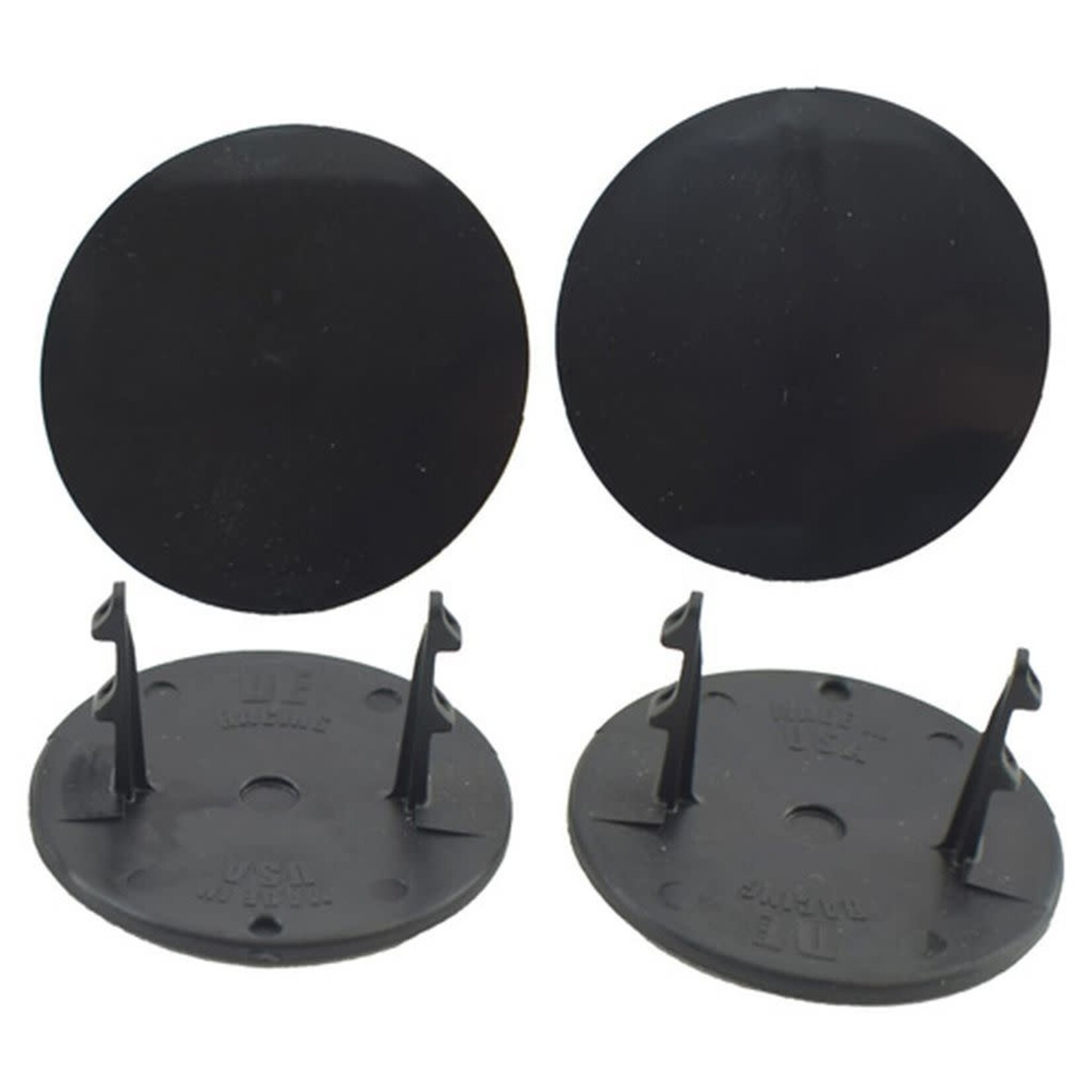 DE Racing DERGMPBLK DE Racing Gambler Snap-In Mud Plugs (Black)