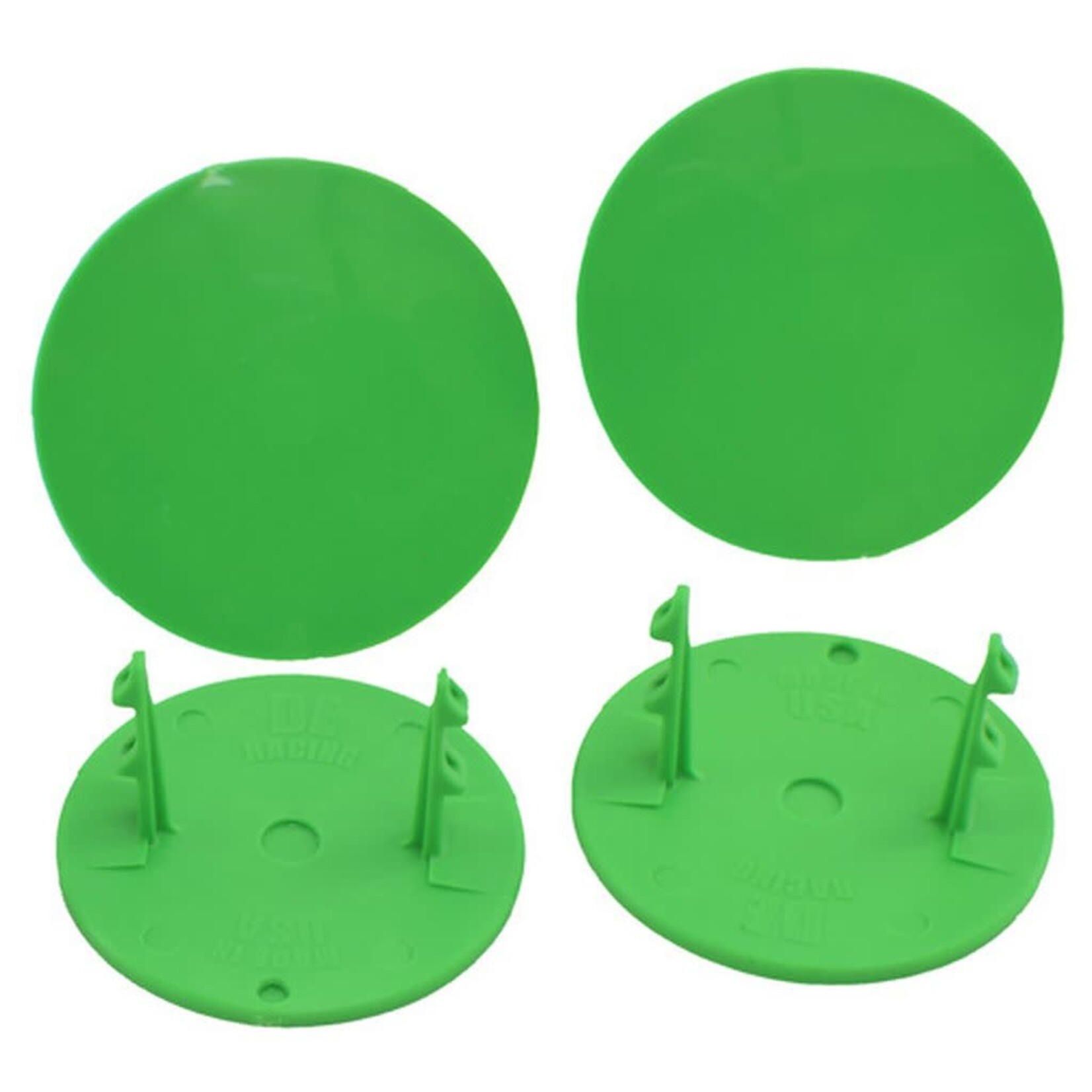DE Racing DERGMPG DE Racing Gambler Snap-In Mud Plugs (Green)
