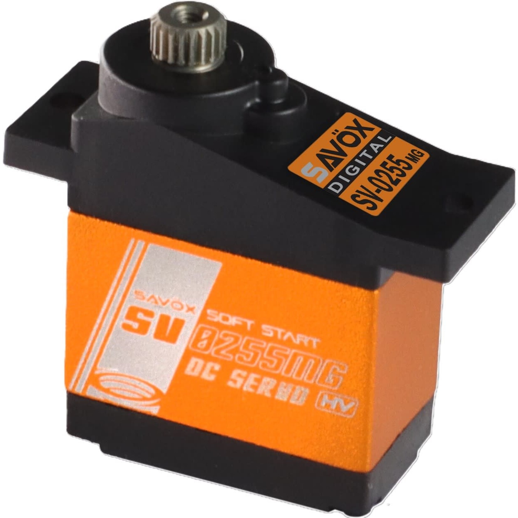 Savox SAVSV0255MG Savox High Voltage Standard Digital Servo .13 sec/62.5oz @ 7.4V
