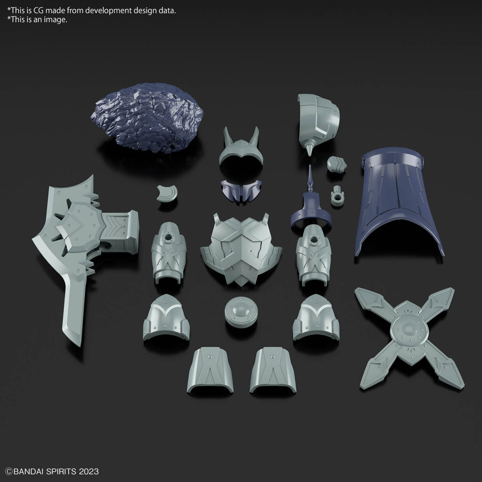 Bandai BAN2723588 Bandai 30MF Class Up Armor (Liber Viking) Accessory Kit