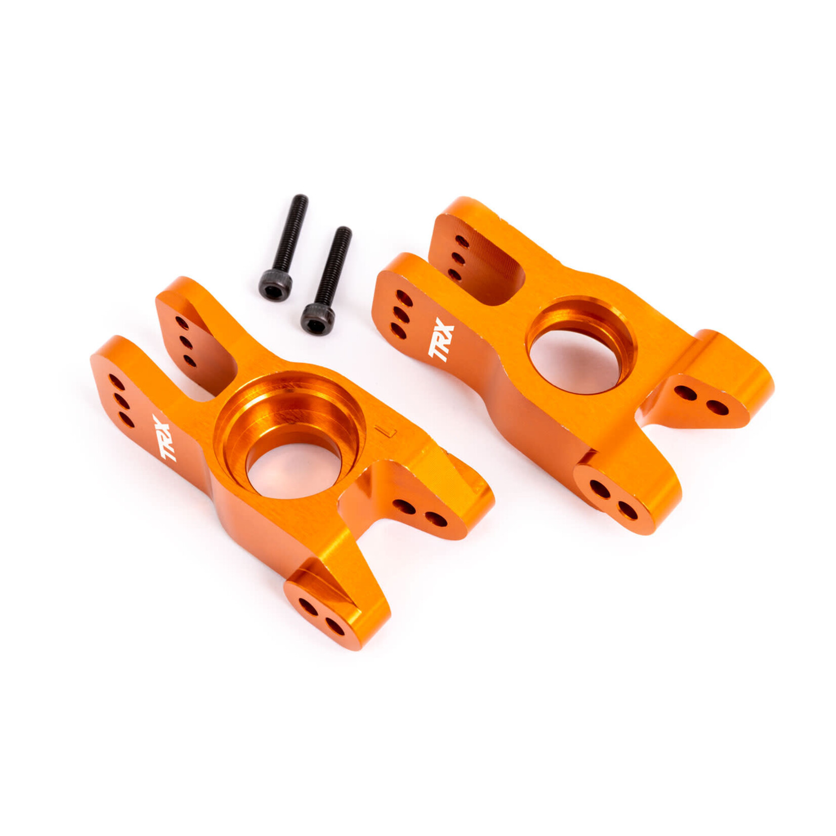 Traxxas TRA9552T Traxxas Sledge Orange Aluminum Stub Axle Carriers (L&R)