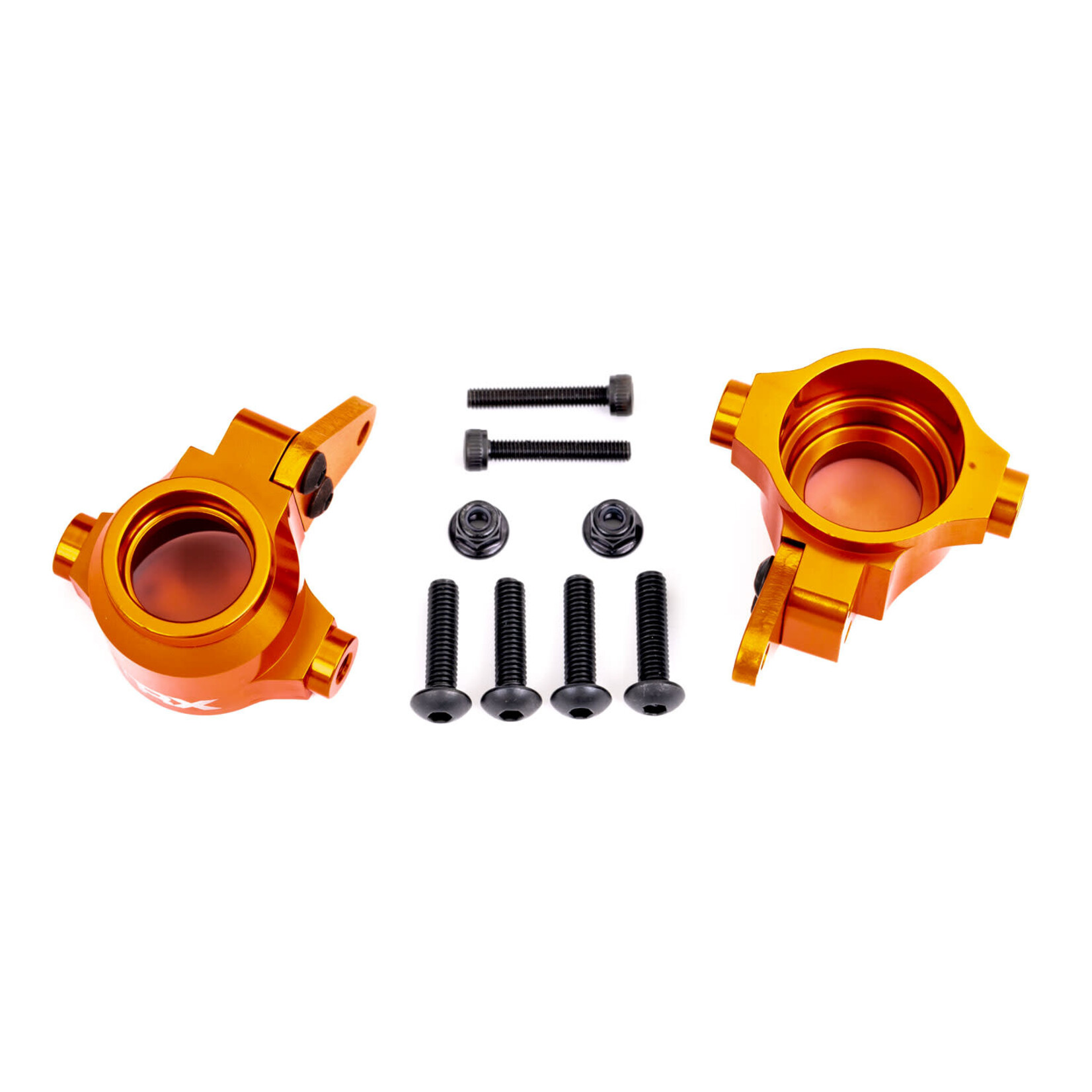 Traxxas TRA9635T Traxxas Sledge Orange Aluminum Steering Blocks (L&R)