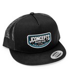 JConcepts JCO5262  JConcepts Checkers or Wreckers 2025 hat - embroidered, flat bill, mesh, snap-back design - Black