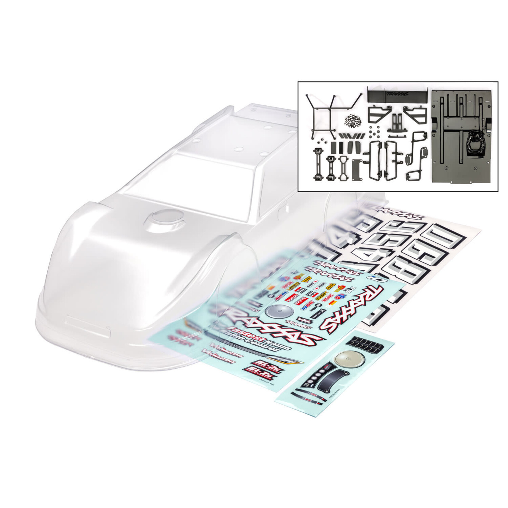 Traxxas TRA10423 Traxxas Slash Modified Late Model Clear Body (Complete)