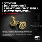 R1 R1900098 R1WURKS (B7 Series) Lightweight Ball Differential Outdrives