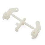 Team Associated ASC6217 Team Associated RC10 Inline Steering Blocks (White) (2)
