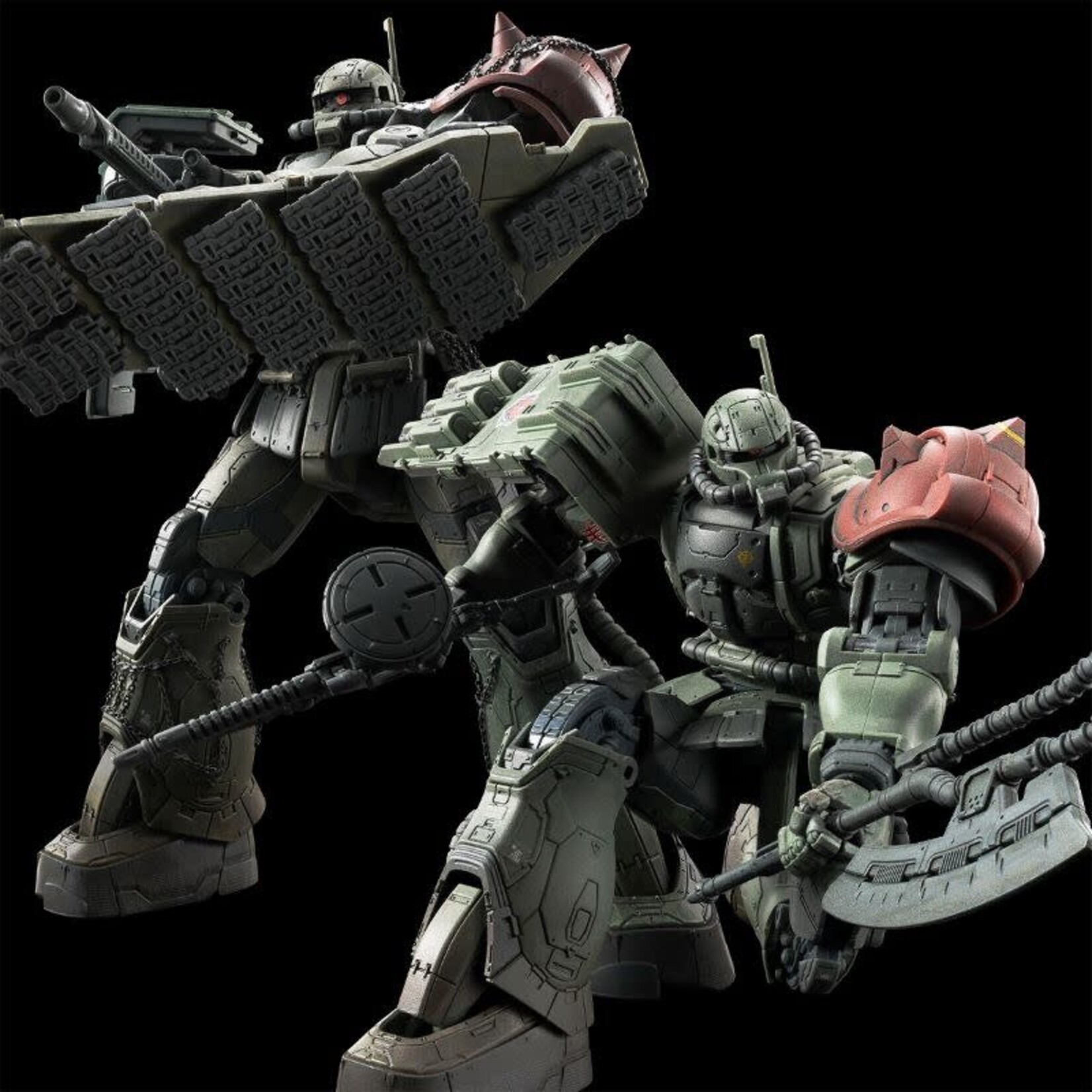 Bandai BANF2725234 Premium Bandai HG 1/144 Zaku II F Type Lesean & Zaku II (Unidentified Type) Lesean (Rfv)