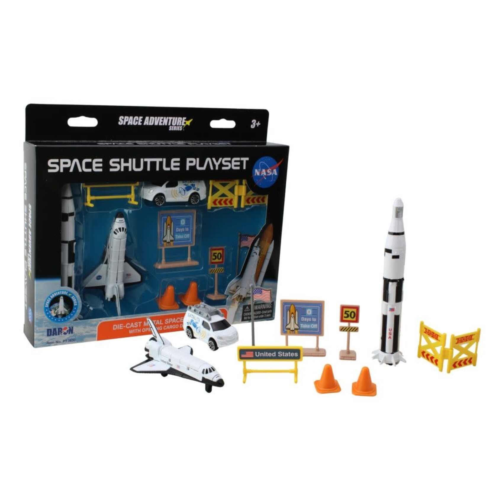 Daron PT7630 Daron Space Adventure 10 Piece Space Shuttle Set