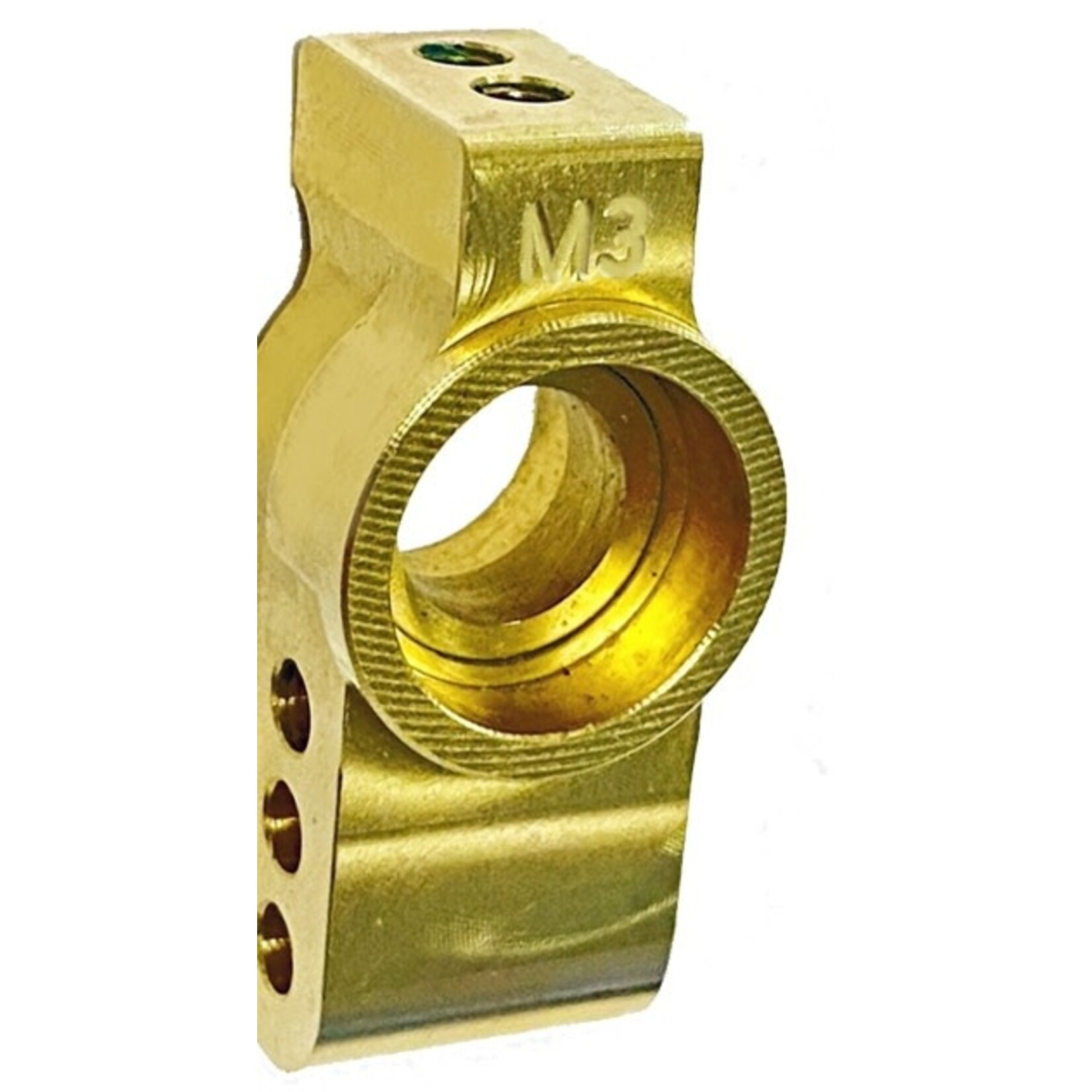 Custom Works RC Products CW7265 Custom Works Brass Tall Rear Hub For Metric Bearings (1PC)