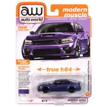 Auto World AWSP181B  Auto World 2023 Dodge Charger Swinger R/T Scat Pack (Plum Crazy Body Color)