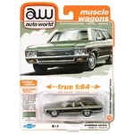 Auto World AWSP177B Auto World 1970 Chevy Kingswood Estate (Green Mist Poly w/Woodgrain Side Panels)