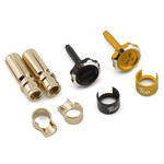 1UP 1UP190457 1up Racing Lockdown Adjustable Bullet Plugs Gold