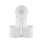 JConcepts JCO3419W JConcepts 2.2" Pin Rear Mono Stadium Truck Wheels (4) (White) (RC10T/T2/T3/GT)