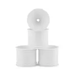 JConcepts JCO3418W JConcepts 2.2" Bearing Front Stadium Truck Wheels (White) (4) (RC10T/T2/T3/GT)