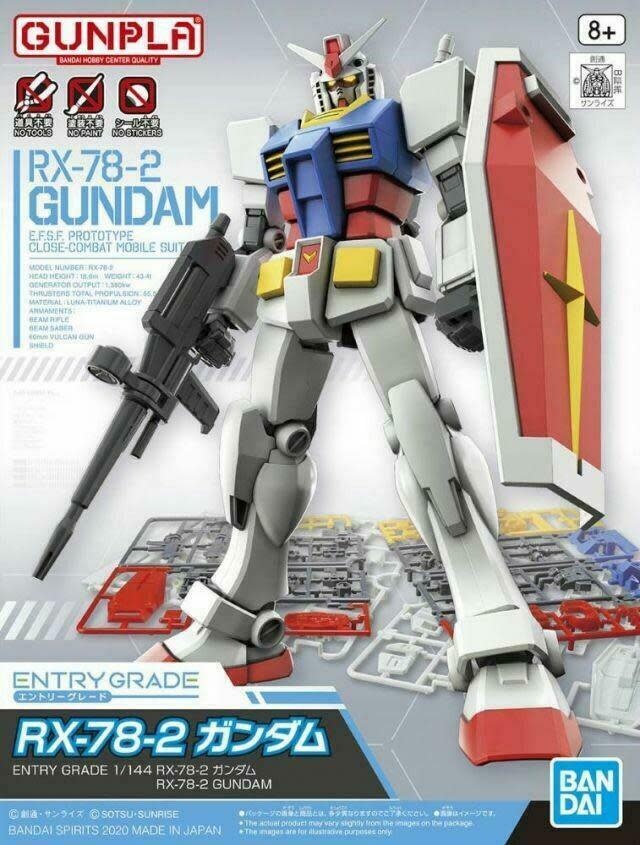Entry Grade 1/144 RX-78-2 - Hobby Action Chandler