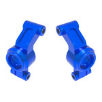 Traxxas TRA10751-BLUE Traxxas Mini Maxx Blue Aluminum Stub Axle Carriers (L&R)
