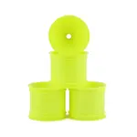 JConcepts JCO3418Y JConcepts 2.2" Bearing Front Stadium Truck Wheels (Yellow) (4) (RC10T/T2/T3/GT)