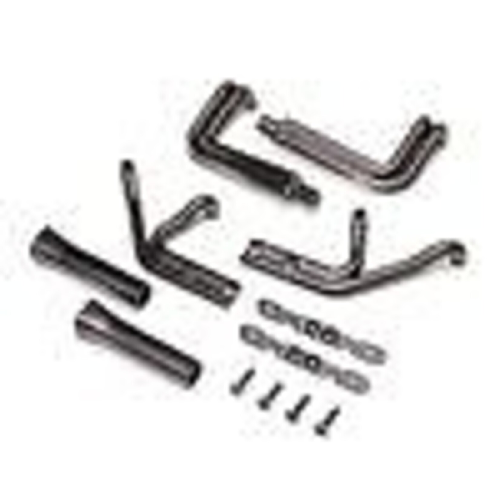 Losi LOS-1896 Losi Header Set, Black Chrome: 22S Sprint