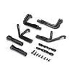 Losi LOS-1897 Losi Header Set, Matte Black: 22S Sprint