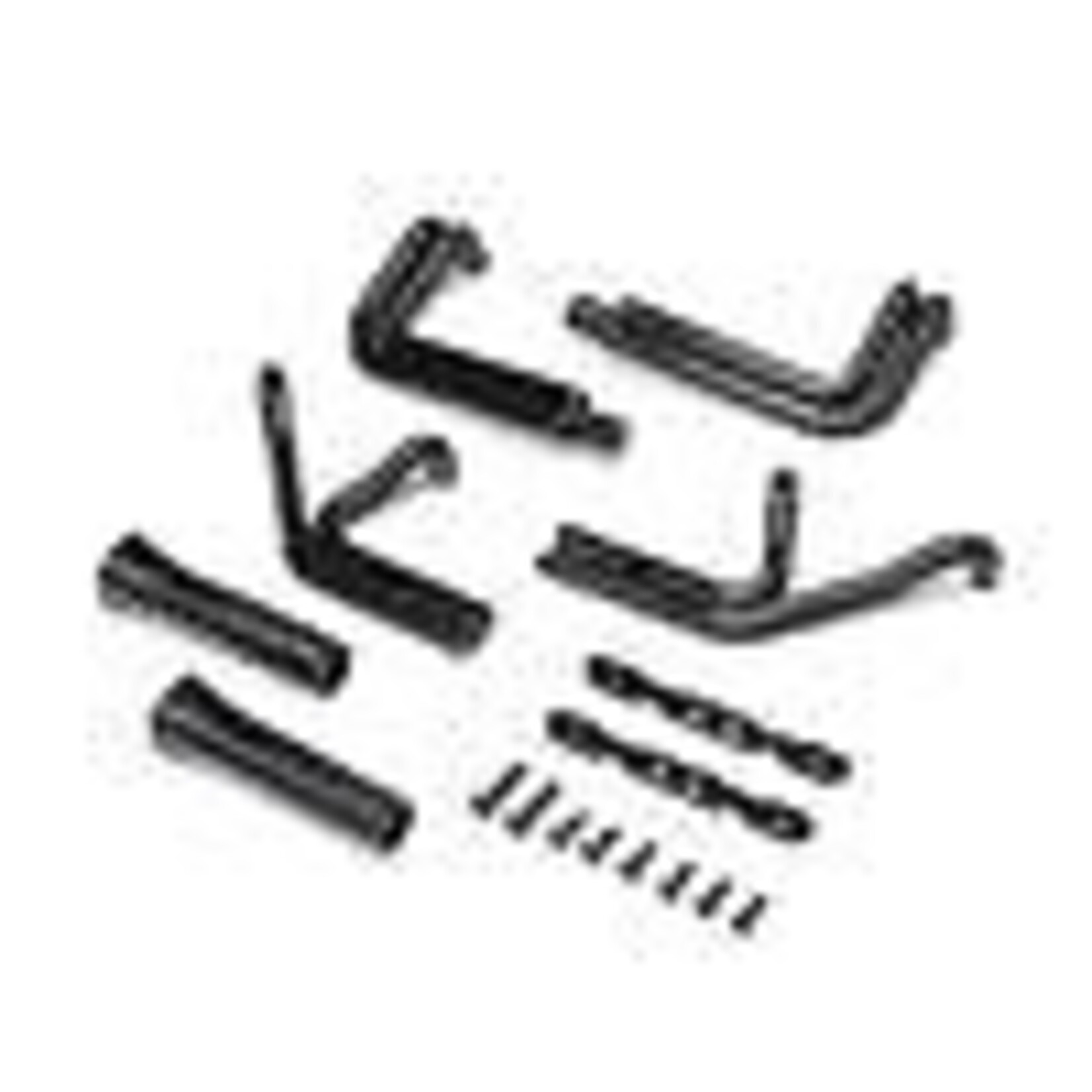 Losi LOS-1897 Losi Header Set, Matte Black: 22S Sprint