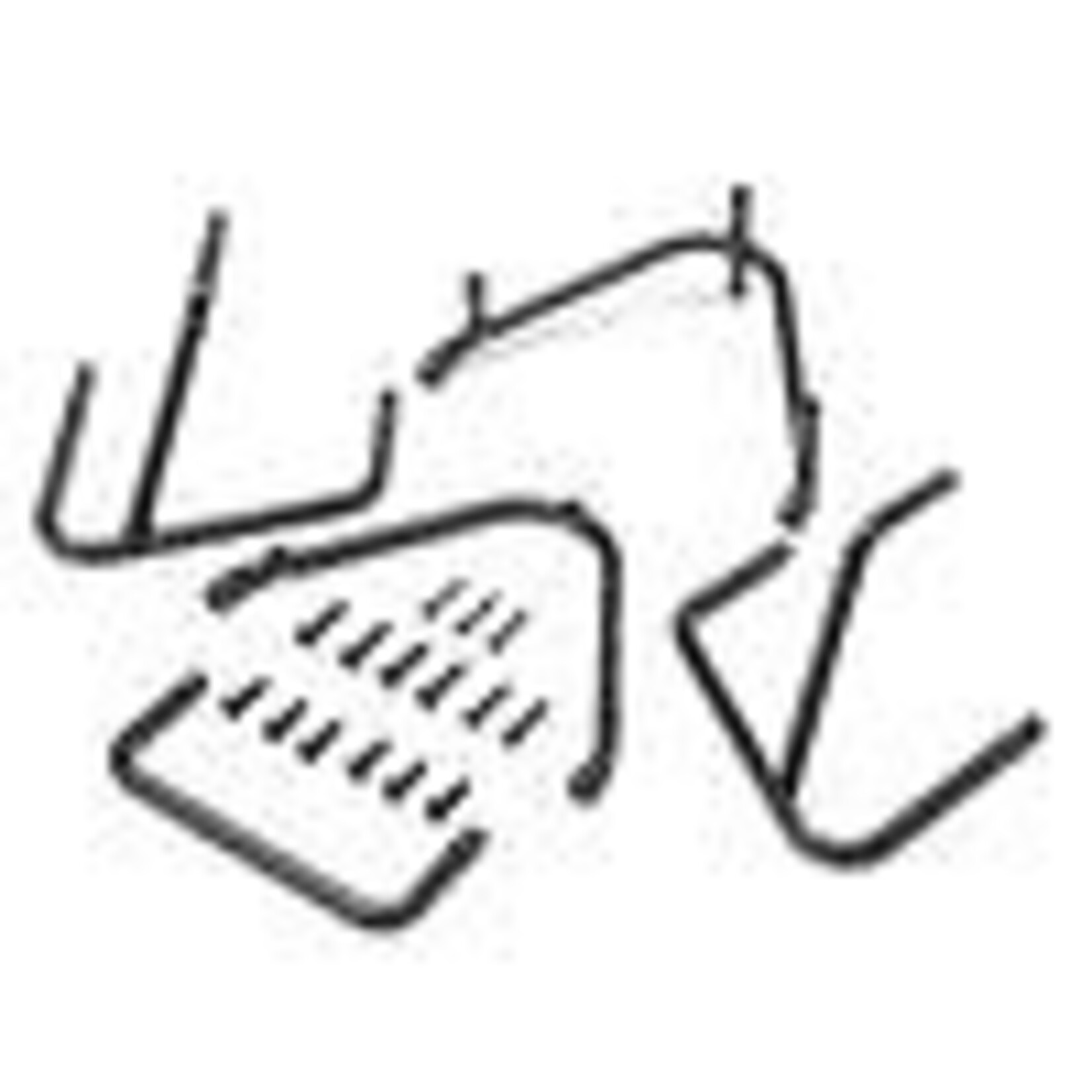 Losi LOS-1898 Losi Bumper Set, Black: 22S Sprint