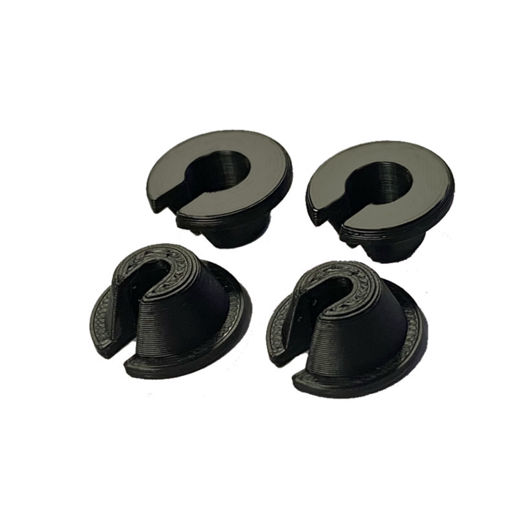 Custom Works RC Products CW1409 Custom Works Small Bore Drop Down Spring Buckets (4)