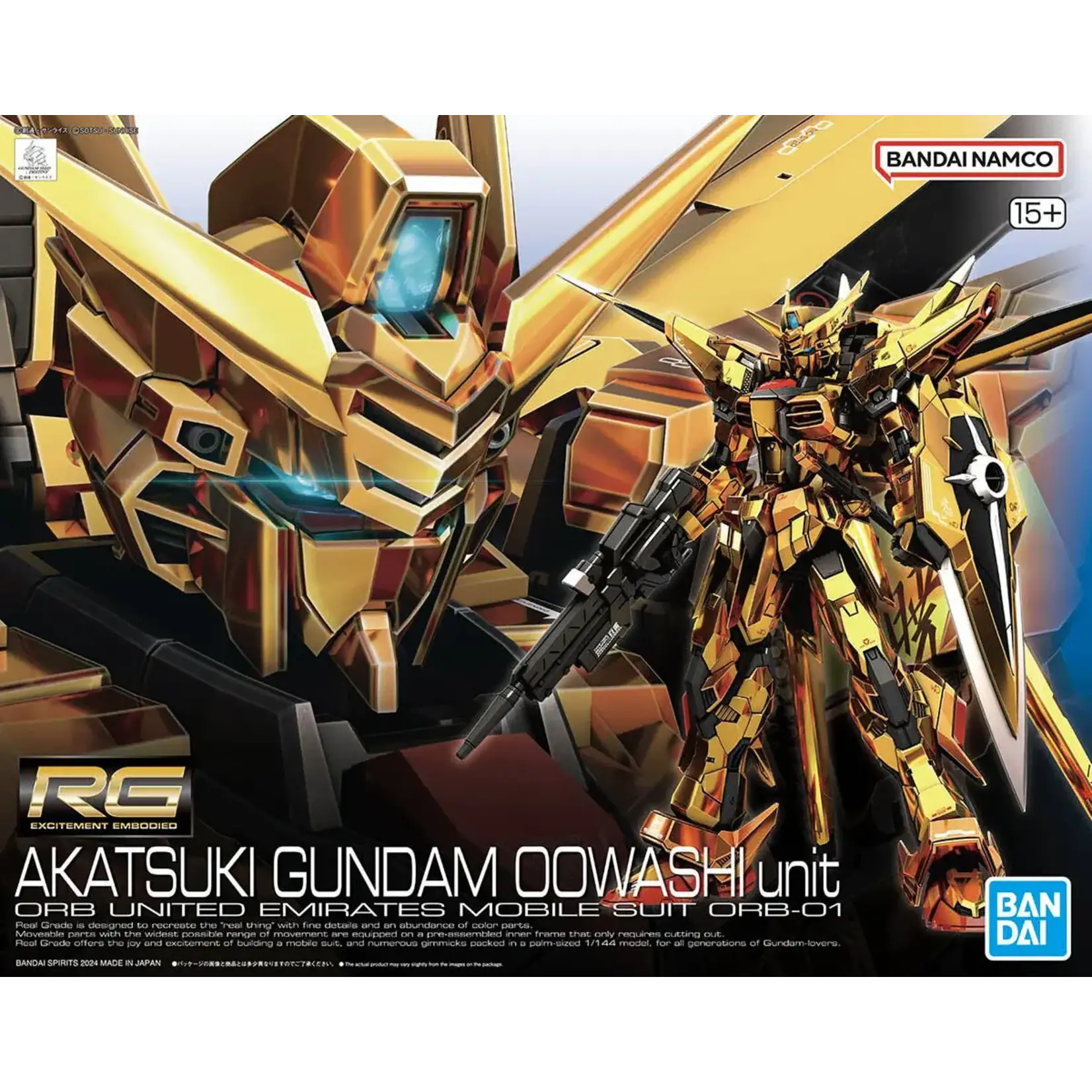Bandai BAN2700763 Bandai RG #41 Akatsuki OOwashi Unit Gundam Seed Destiny
