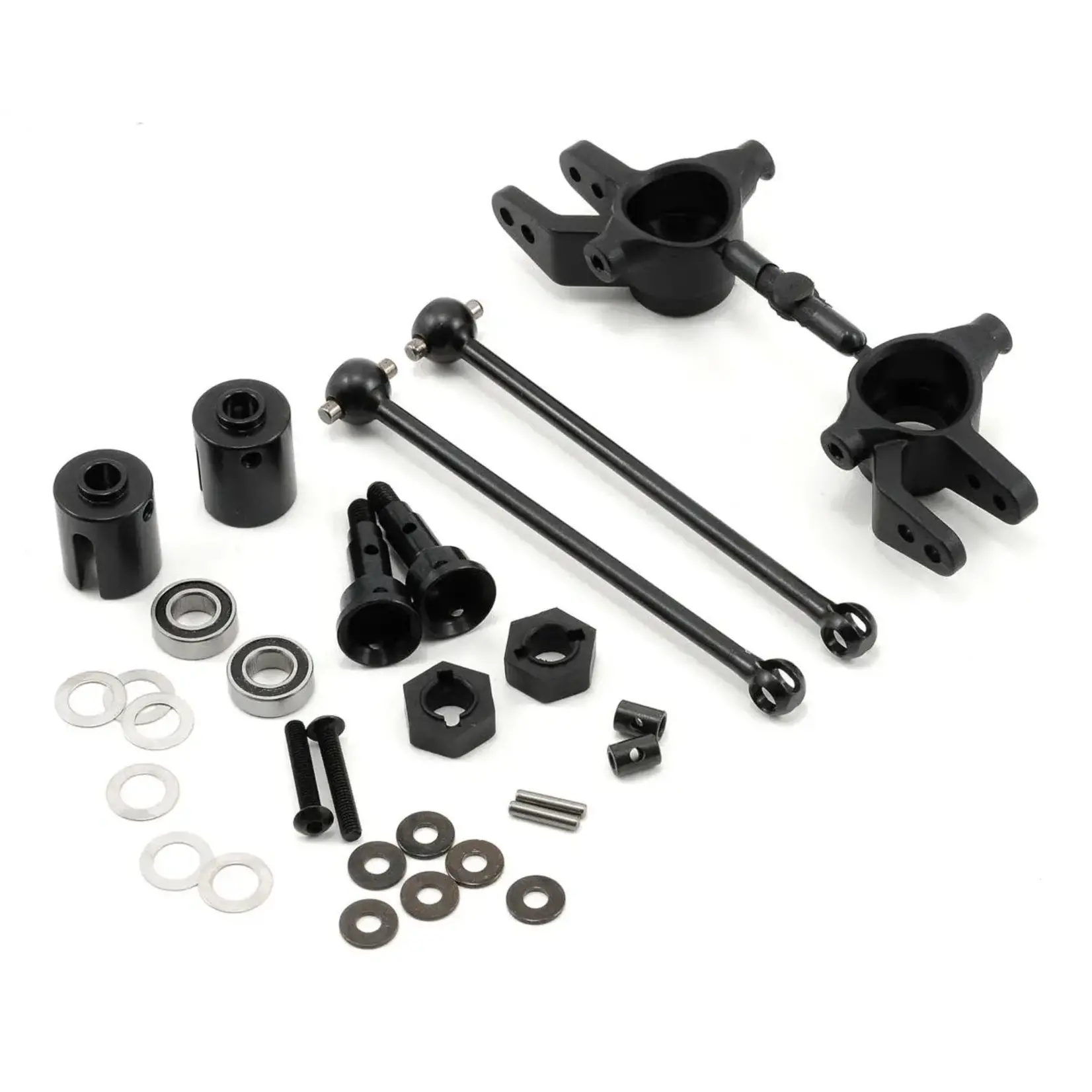 Tekno RC TKR6851X Tekno RC M6 Driveshaft & Steering Block Set (Front, 6mm)